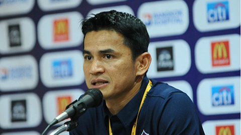 HLV Kiatisak tiếc vì U23 Thái Lan không thể chọc thủng lưới U23 Nhật Bản