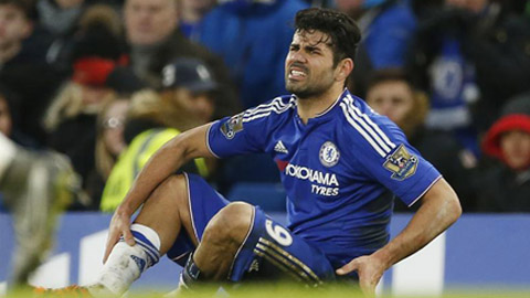 Costa nhập viện ngay sau trận hòa của Chelsea