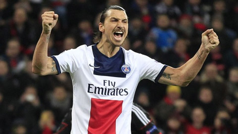 Vòng 21 Ligue 1: Ibra lập công, PSG bỏ xa đội bám đuổi 23 điểm
