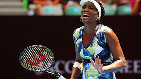 Murray đi tiếp, Venus Williams thua sốc ở vòng 1 Australian Open