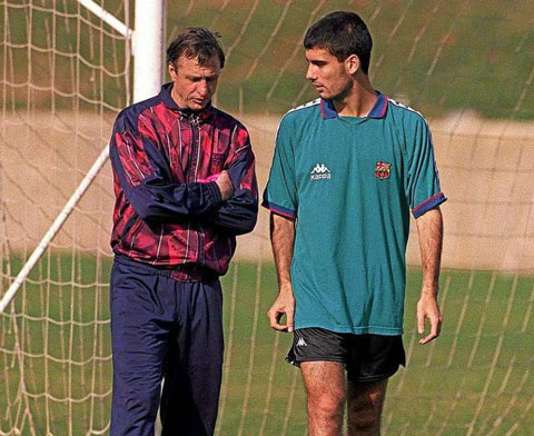 Guardiola và ông thầy Cruyff