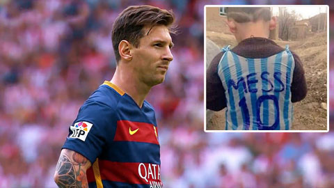 Sau giờ bóng lăn (20/1): Fan nhí tự chế áo đấu Messi lay động lòng người