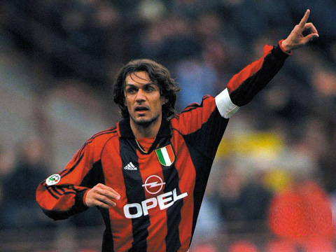 Maldini là một trong những đội trưởng vĩ đại của AC Milan