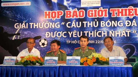 Giải thưởng Cầu thủ Việt Nam được yêu thích nhất sẽ do khán giả quyết định