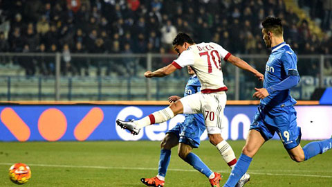 Empoli 2-2 AC Milan: Milan lại không thắng khi xa nhà