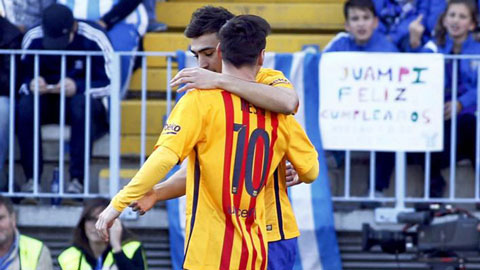 Xé lưới Malaga, Munir và Messi cùng dứt chuỗi tịt ngòi