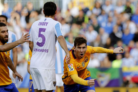 Messi đã ghi bàn thắng đẹp mắt vào lưới đội chủ nhà