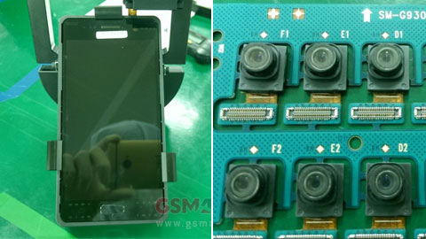 Camera và mặt máy trước của Galaxy S7 lộ diện