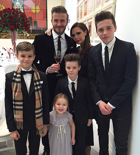 Gia đình nhỏ của Beckham