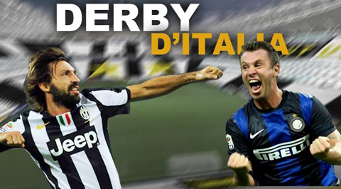 Trận đấu giữa Juve và Inter được mệnh danh là derby Italia