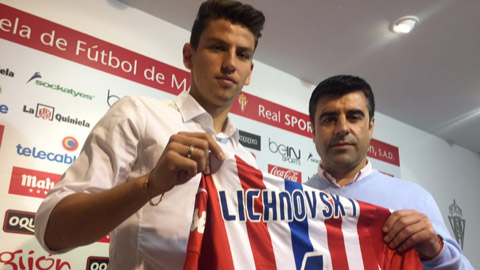 lichnovsky ra mắt tại Sporting Gijon