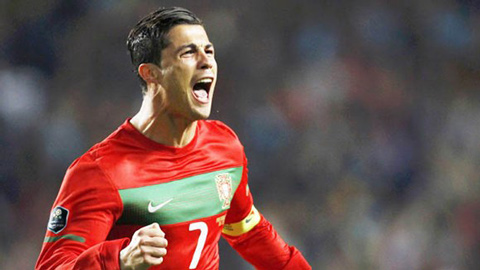 Ronaldo luôn cháy hết mình trong màu áo ĐT Bồ Đào Nha