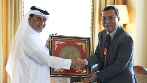 Bóng đá Việt Nam sẽ hợp tác toàn diện với Qatar
