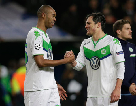 Wolfsburg chơi khá thành công ở vòng bảng Champions League năm nay