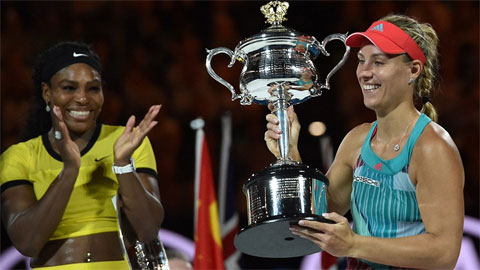 Hạ Serena ở chung kết Australian Open, Kerber đi vào lịch sử