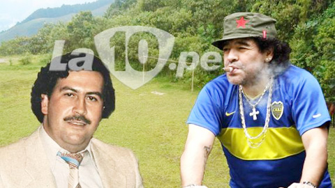 Bóng đá Colombia trong bàn tay Escobar: Maradona & Escobar thần tượng nhau