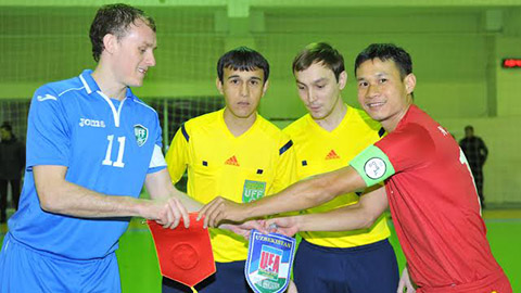 ĐT futsal Việt Nam bị chủ nhà Uzbekistan cầm chân