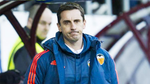 Valencia lại thua, đến lúc nghĩ chuyện sa thải Gary Neville