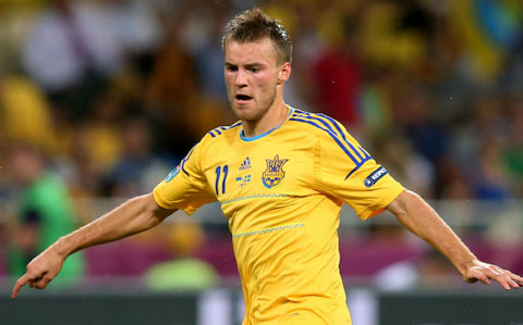 Andriy Yarmolenko đang là món hàng hot trên TTCN