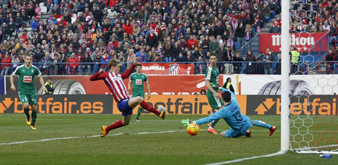 Torres chạm mốc 100 bàn cho Atletico