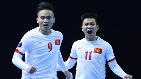 Đại thắng Tajikistan 8-1, ĐT futsal Việt Nam vào tứ kết futsal châu Á