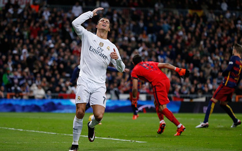 Ronaldo thất bại trong việc ghi bàn vào lưới các đội bóng lớn