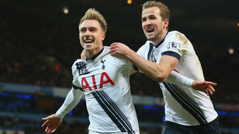 Kane và Eriksen giúp Tottenham khuất phục Man City tại Etihad