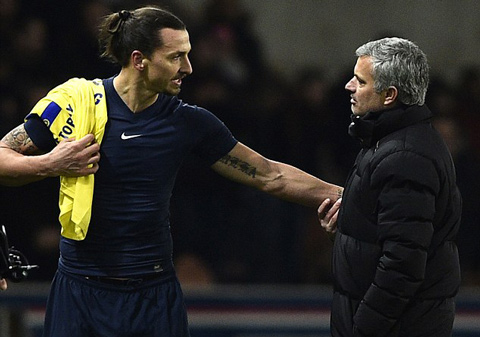 Ibrahimovic cảm thấy nhớ Mourinho trước cuộc chiến với Chelsea