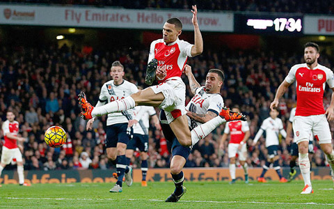 Trận derby London giữa Arsenal và Tottenham luôn rất căng thẳng và kịch tính