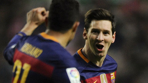 Messi lại lập kỷ lục, Barca thắng dễ Gijon