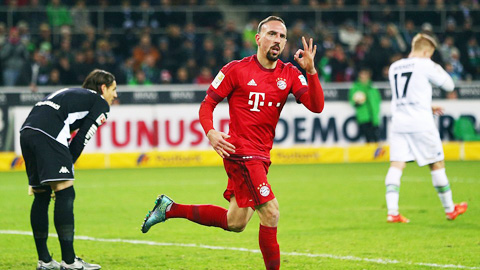 "Lưỡi dao" Ribery vẫn bén dù chưa được mài sắc