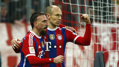 1 ngày trước trận Wolfsburg-Bayern: Chờ Robbery tái xuất