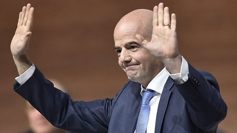 Gianni Infantino nhận được sự ủng hộ của 115 liên đoàn thành viên của FIFA
