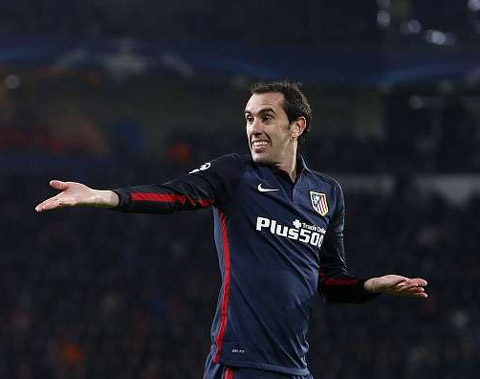 Godin là trung vệ thép của Atletico