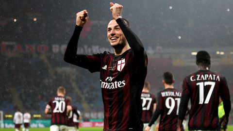 Thắng sít sao Torino, Milan nâng số trận bất bại lên con số 9
