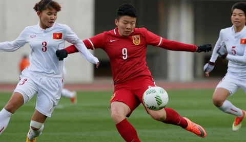 Tuyển nữ Việt Nam thất bại ở trận mở màn vòng loại thứ 3 Olympic Rio 2016