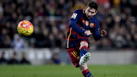 Bật mí bí mật những cú sút phạt của Messi