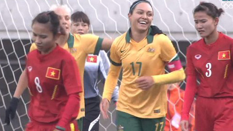 ĐT nữ Việt Nam thua Australia 0-9 ở vòng loại Olympic 2016