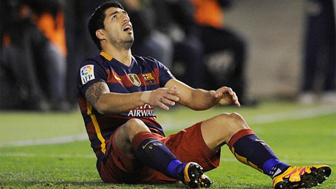 Suarez "tịt ngòi" 3 trận liên tiếp: Chút buồn trong ngày vui của Barca