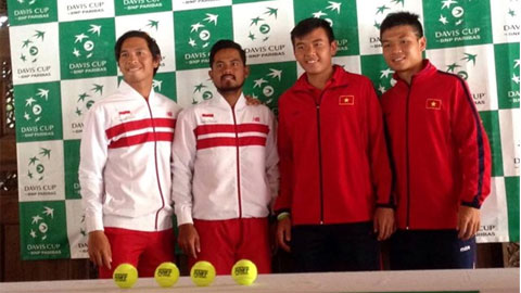 Lý Hoàng Nam đưa Việt Nam dẫn trước Indonesia 2-1 ở Davis Cup