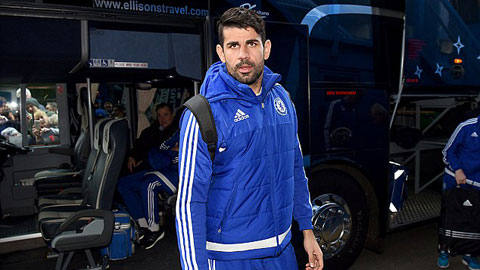 Diego Costa không được đăng ký thi đấu ở trận hòa Stoke