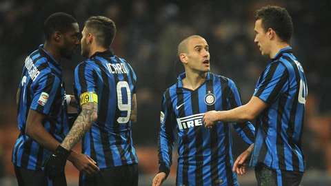 Inter đã có được chiến thắng quan trọng trước Palermo