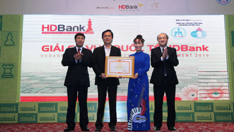 Lê Quang Liêm vắng mặt tại giải cờ vua HDBank 2016