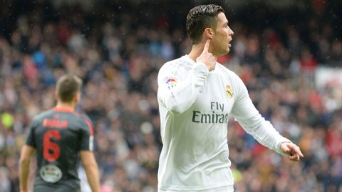 Hành động ăn mừng với dụng ý thách thức người hâm mộ của Ronaldo