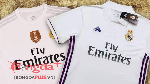 Real Madrid lộ áo đấu mới mùa giải 2016/17