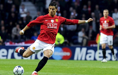 Ronaldo là chân sút hàng đầu của M.U mùa giải 2008/09