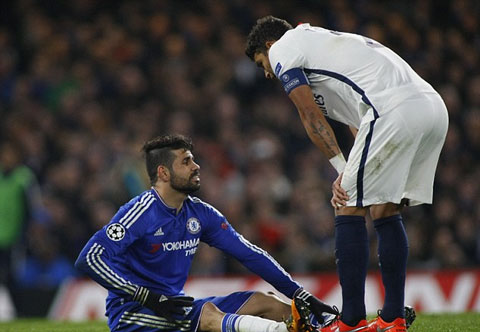 Costa đã nỗ lực thi đấu dù chưa hoàn toàn bình phục chấn thương