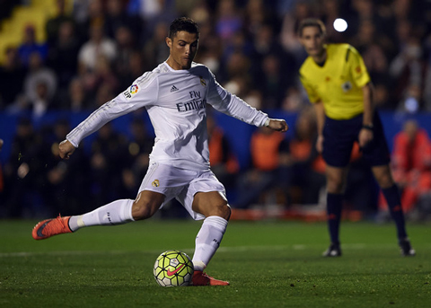 Ronaldo đã có 6 bàn từ chấm phạt đền tại La Liga 2015/16