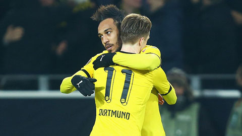 Reus và Aubameyang nổ súng, Dortmund diệt gọn Tottenham