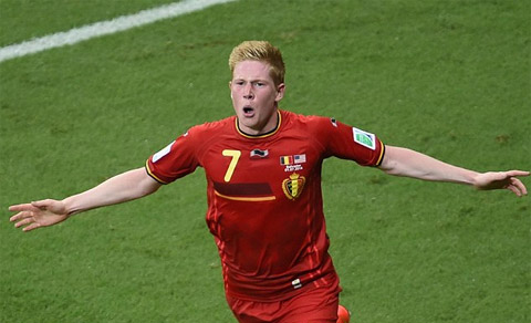 De Bruyne là niềm hi vọng số 1 của ĐT Bỉ tại EURO 2016